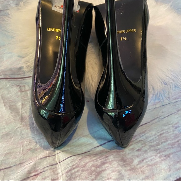 Kelsi Dagger black platform pumps sz7.5 - Picture 6 of 9